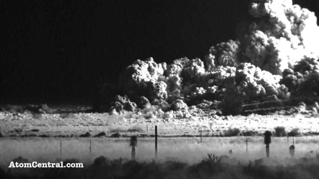 L’esplosione di una bomba atomica nel 1953