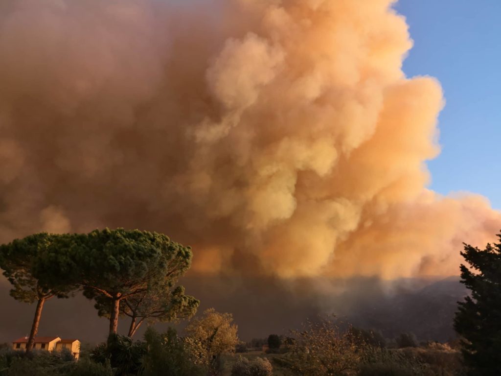 Incendio Monti Pisani