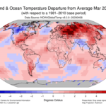 Marzo 2020 il 2° più caldo dal 1880