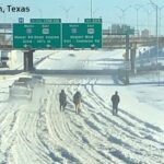 Gelo record negli USA, emergenza in Texas