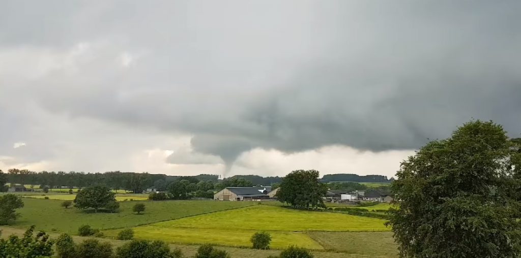 Tornado nel Sud-Est del Belgio