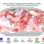 Giugno 2021, il 5° più caldo di sempre a livello mondiale
