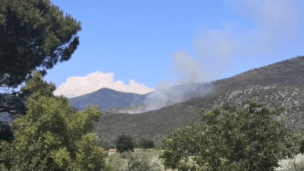 Incendio sul Monte Pisano – 2 Luglio 2021