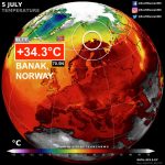 Caldo Record in Scandinavia e Inondazioni sul Mare Nero