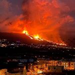 Canarie eruzione del Vulcano a La Palma