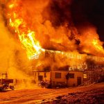Incendio in un Fienile a  S. Maddalena Casies, salve 20 Mucche