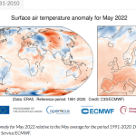Maggio 2022, il quinto più caldo mai registrato