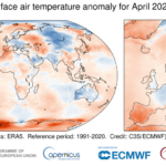 Aprile 2023 il 4 più caldo a livello globale, ma più fresco in Italia