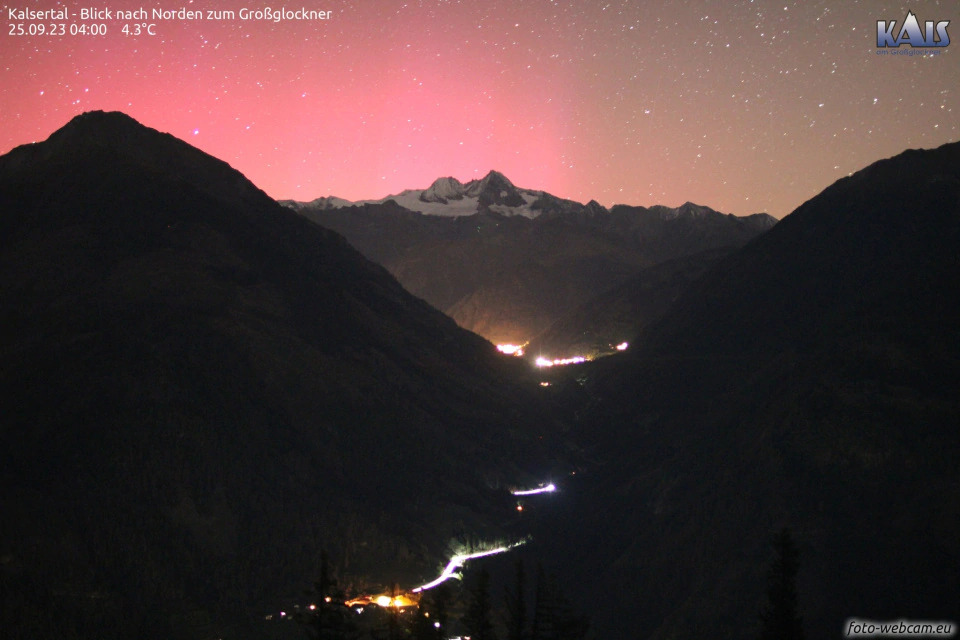 Aurore Boreali visibili fin in Italia – 25 Settembre 2023