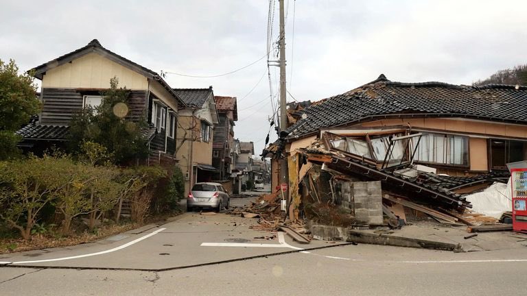 Terremoto in Giappone e Tsunami 1 Gennaio 2024