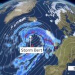 Tempesta Bert: Irlanda e Regno Unito Sferzati da un forte Maltempo